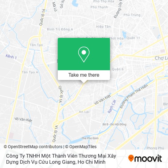 Công Ty TNHH Một Thành Viên Thương Mại Xây Dựng Dịch Vụ Cửu Long Giang map