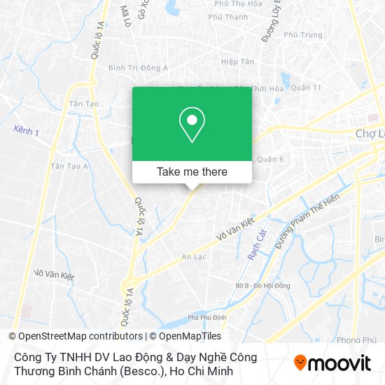 Công Ty TNHH DV Lao Động & Dạy Nghề Công Thương Bình Chánh (Besco.) map