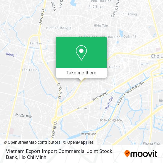 Vietnam Export Import Commercial Joint Stock Bank map