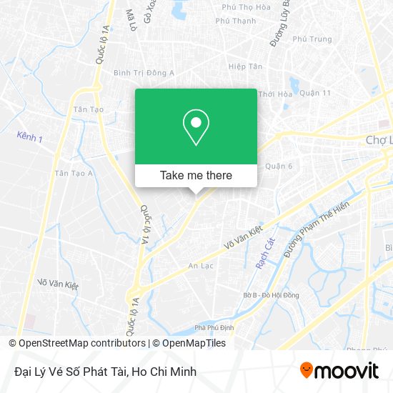Đại Lý Vé Số Phát Tài map