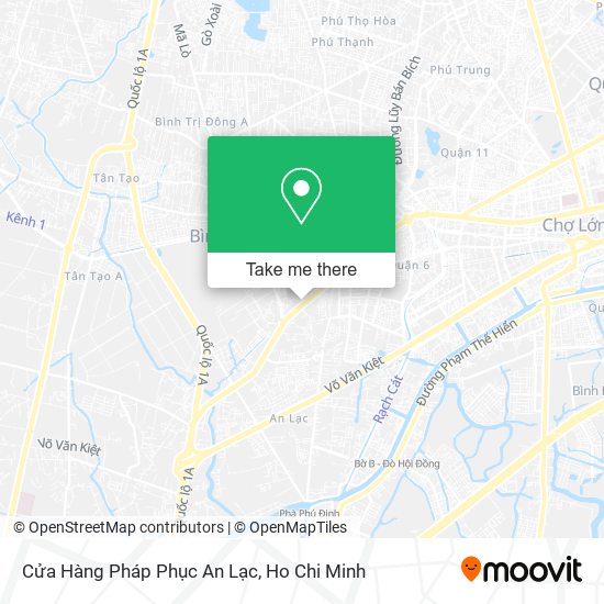 Cửa Hàng Pháp Phục An Lạc map