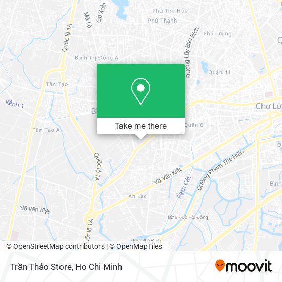 Trần Thảo Store map