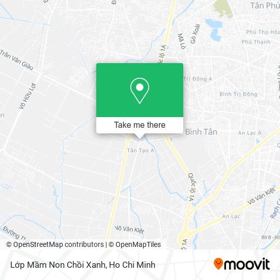 Lớp Mầm Non Chồi Xanh map