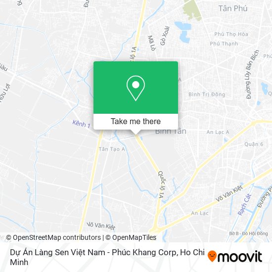 Dự Án Làng Sen Việt Nam - Phúc Khang Corp map