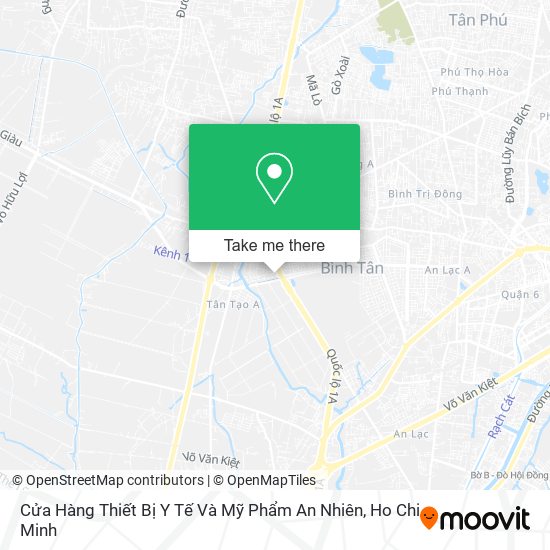 Cửa Hàng Thiết Bị Y Tế Và Mỹ Phẩm An Nhiên map