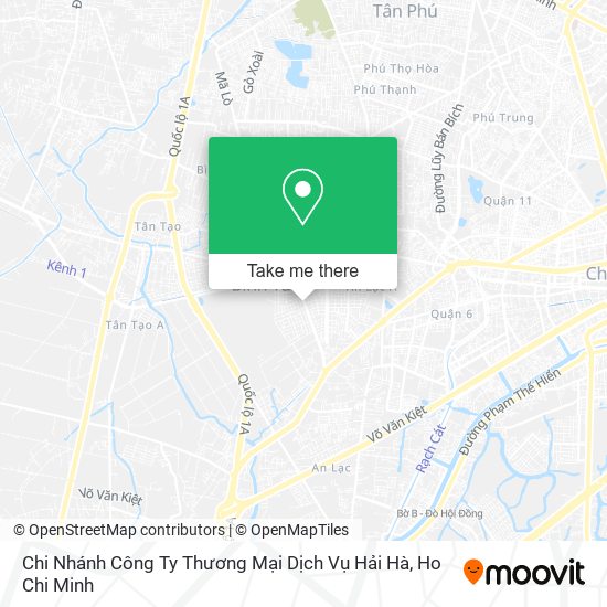 Chi Nhánh Công Ty Thương Mại Dịch Vụ Hải Hà map