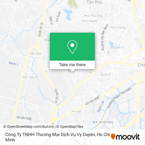 Công Ty TNHH Thương Mại Dịch Vụ Vy Duyên map