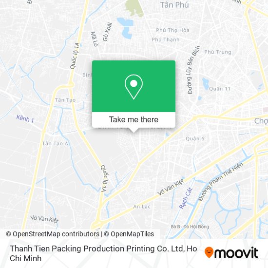 Thanh Tien Packing Production Printing Co. Ltd map