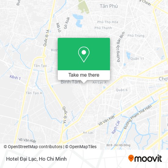 Hotel Đại Lạc map