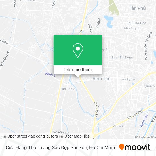 Cửa Hàng Thời Trang Sắc Đẹp Sài Gòn map