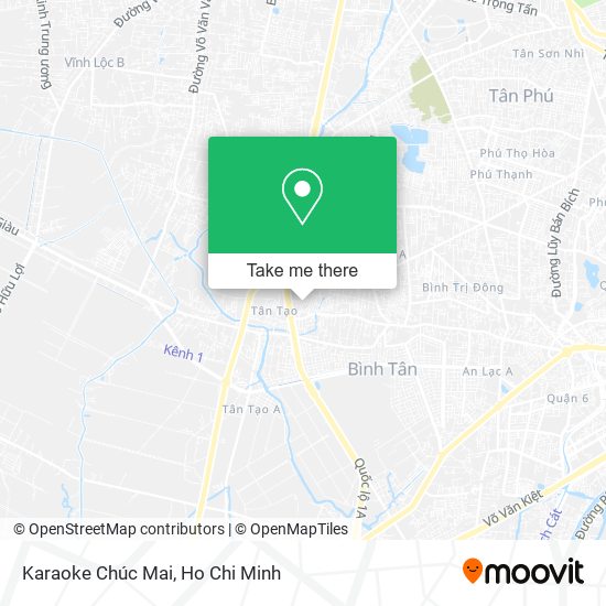 Karaoke Chúc Mai map