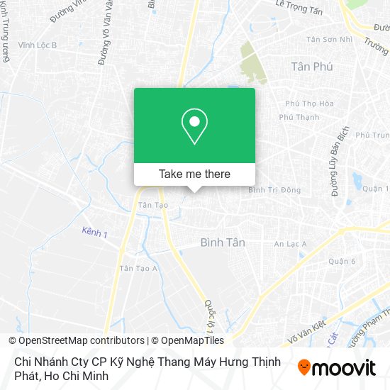 Chi Nhánh Cty CP Kỹ Nghệ Thang Máy Hưng Thịnh Phát map