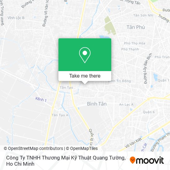 Công Ty TNHH Thương Mại Kỹ Thuật Quang Tường map