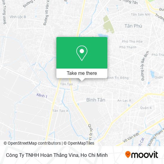 Công Ty TNHH Hoàn Thắng Vina map