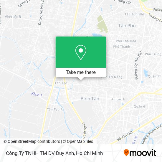 Công Ty TNHH TM DV Duy Anh map