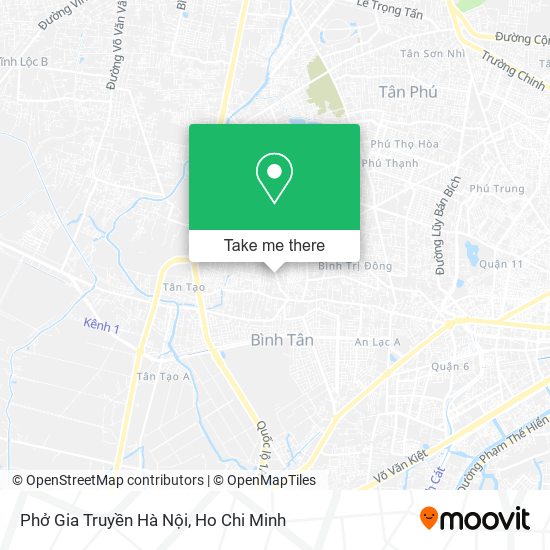 Phở Gia Truyền Hà Nội map