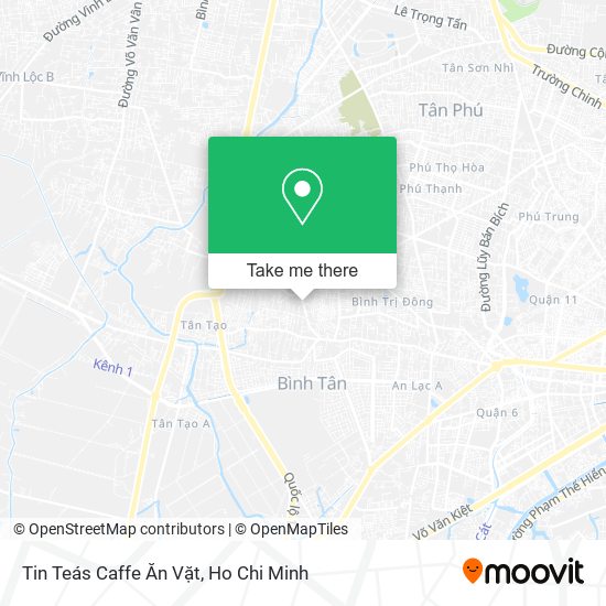 Tin Teás Caffe Ăn Vặt map