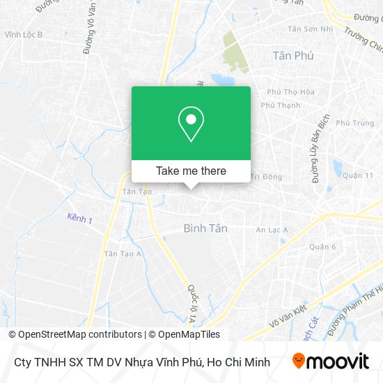 Cty TNHH SX TM DV Nhựa Vĩnh Phú map