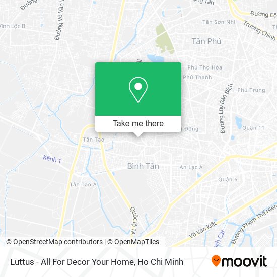 Luttus - All For Decor Your Home map