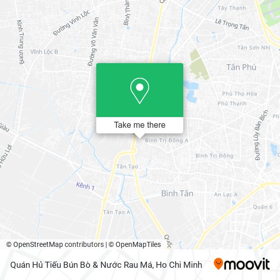 Quán Hủ Tiếu Bún Bò & Nước Rau Má map