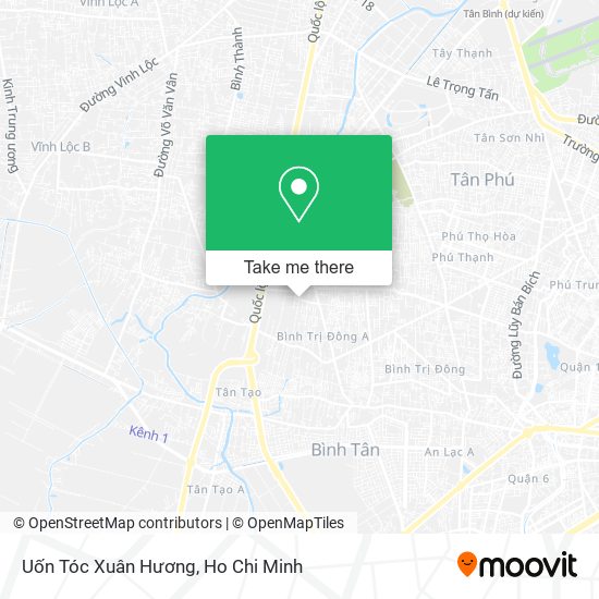 Uốn Tóc Xuân Hương map