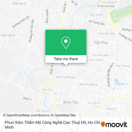 Phun Xăm Thẩm Mỹ Công Nghệ Cao Thuỷ Hồ map