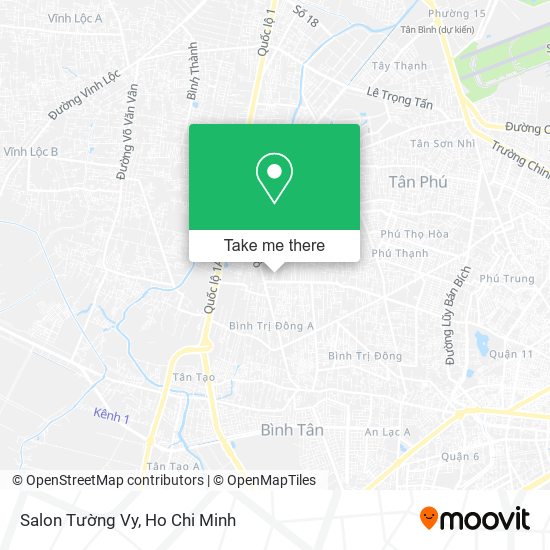 Salon Tường Vy map