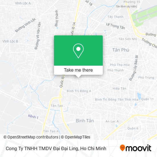 Cong Ty TNHH TMDV Đại Đại Ling map