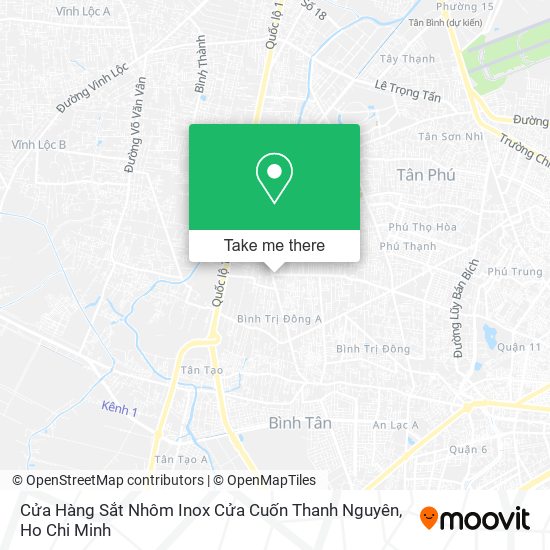 Cửa Hàng Sắt Nhôm Inox Cửa Cuốn Thanh Nguyên map