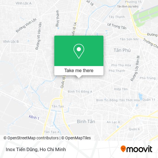 Inox Tiến Dũng map