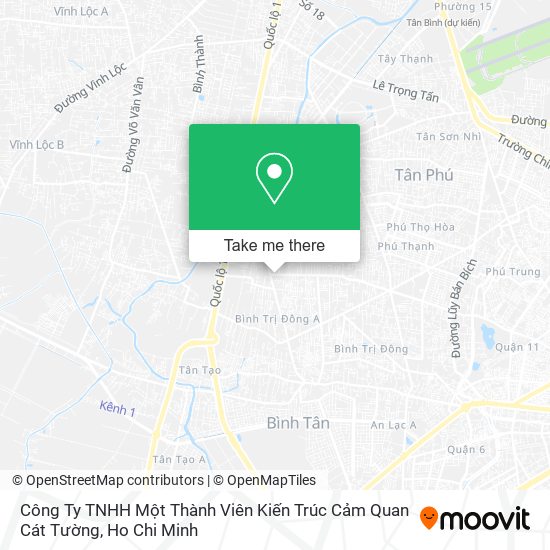 Công Ty TNHH Một Thành Viên Kiến Trúc Cảm Quan Cát Tường map