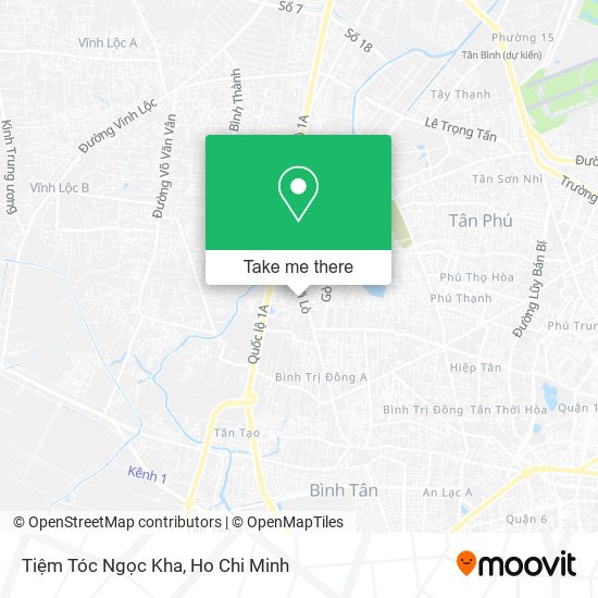 Tiệm Tóc Ngọc Kha map