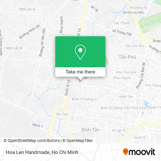 Hoa Len Handmade map