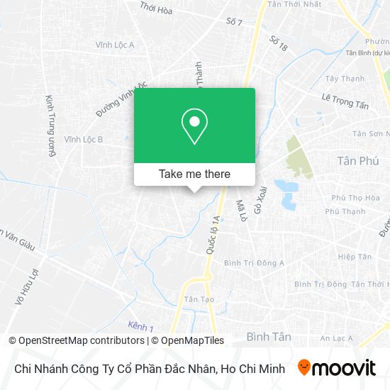 Chi Nhánh Công Ty Cổ Phần Đắc Nhân map