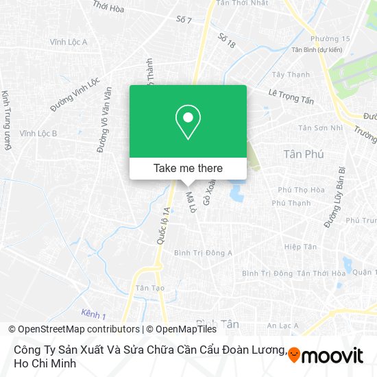 Công Ty Sản Xuất Và Sửa Chữa Cần Cẩu Đoàn Lương map