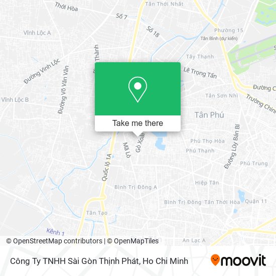 Công Ty TNHH Sài Gòn Thịnh Phát map