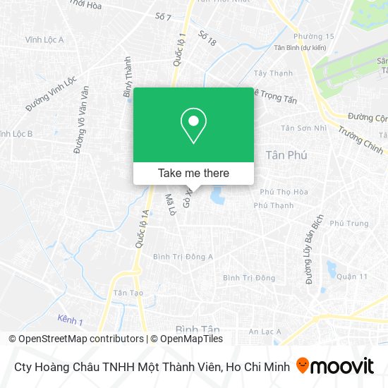 Cty Hoàng Châu TNHH Một Thành Viên map