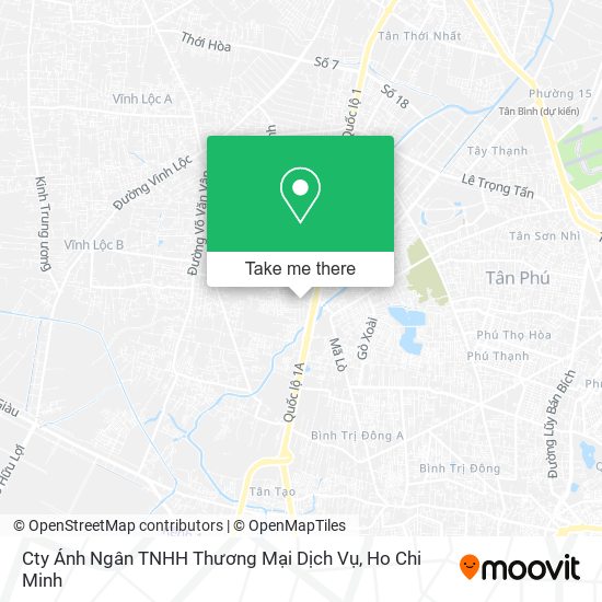 Cty Ánh Ngân TNHH Thương Mại Dịch Vụ map