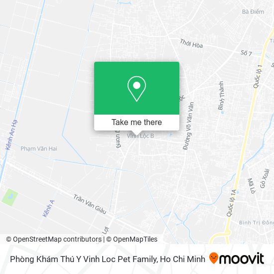 Phòng Khám Thú Y Vinh Loc Pet Family map