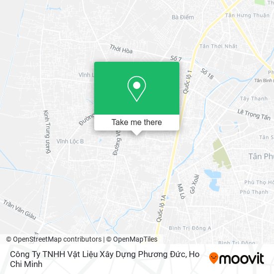 Công Ty TNHH Vật Liệu Xây Dựng Phương Đức map