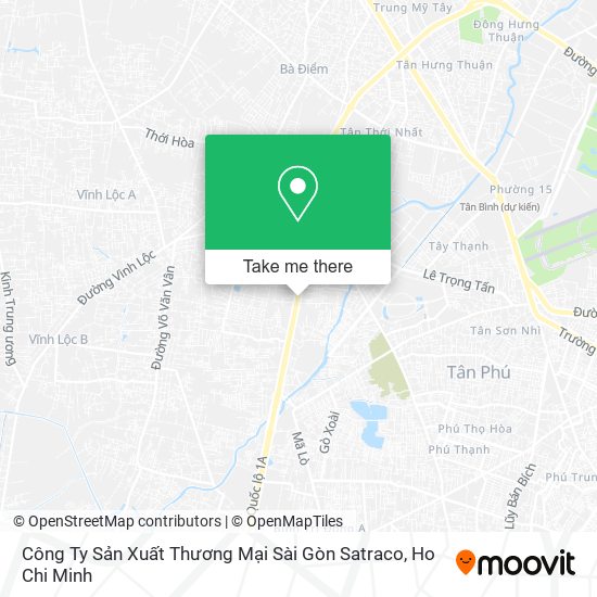 Công Ty Sản Xuất Thương Mại Sài Gòn Satraco map