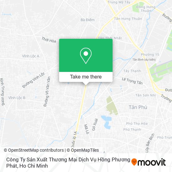 Công Ty Sản Xuất Thương Mại Dịch Vụ Hồng Phương Phát map