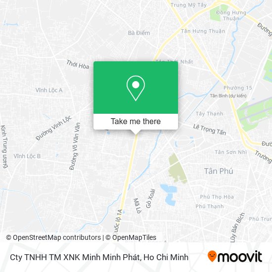 Cty TNHH TM XNK Minh Minh Phát map