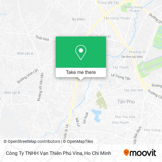 Công Ty TNHH Vạn Thiên Phú Vina map
