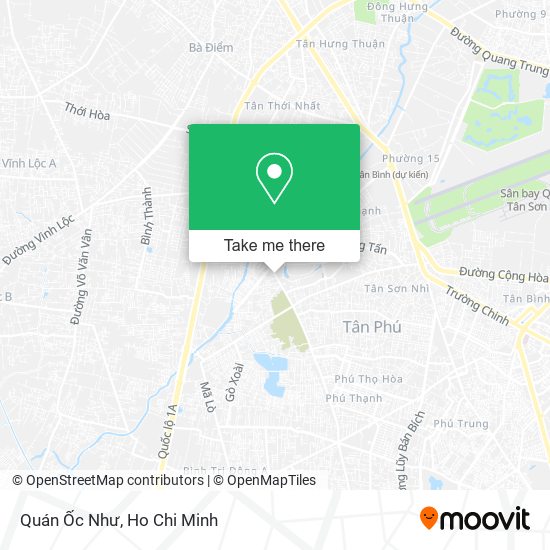 Quán Ốc Như map