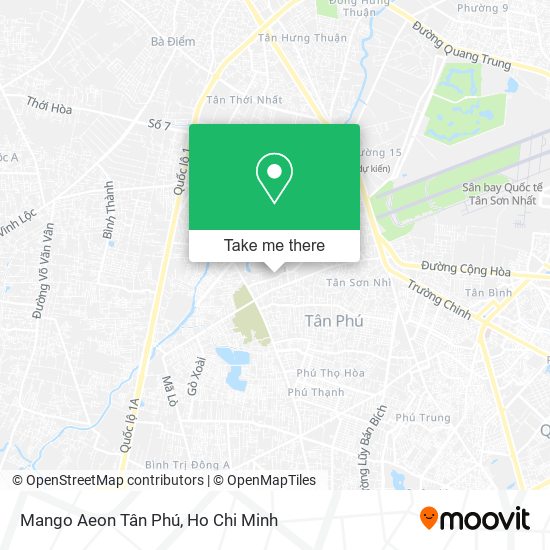Mango Aeon Tân Phú map