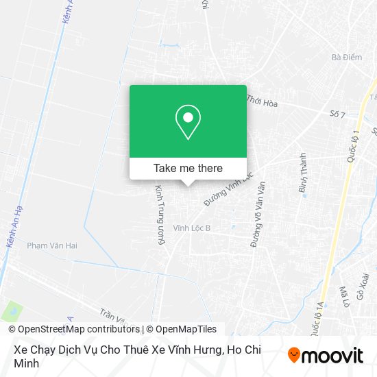 Xe Chạy Dịch Vụ Cho Thuê Xe Vĩnh Hưng map