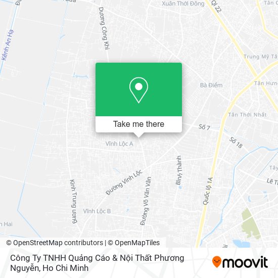 Công Ty TNHH Quảng Cáo & Nội Thất Phương Nguyễn map