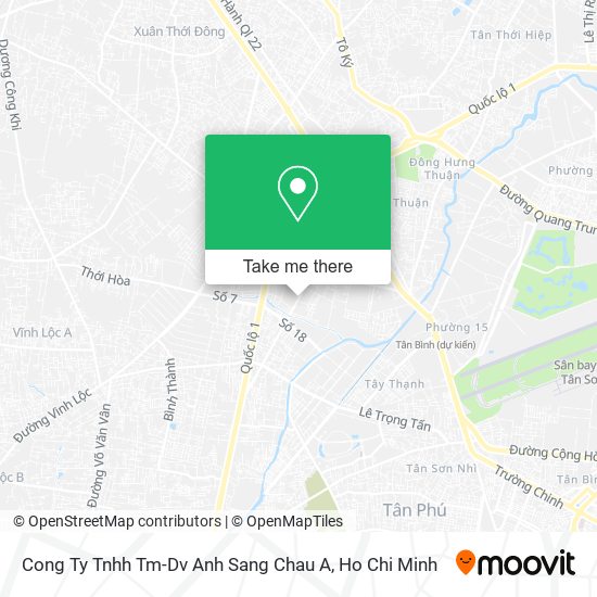 Cong Ty Tnhh Tm-Dv Anh Sang Chau A map