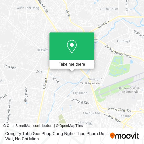 Cong Ty Tnhh Giai Phap Cong Nghe Thuc Pham Uu Viet map